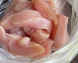 鶏むね肉の海苔巻きカレー唐揚げ作り方2写真