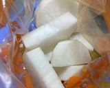 もろみ調味液で下味冷凍！大根の煮物作り方3写真
