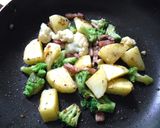 新じゃがの炒め物作り方4写真