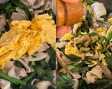 かんたん美味しい！ニラ玉豚肉炒め　作り方5写真