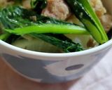 鶏肉と大根・まいたけ・小松菜の炒め煮作り方6写真