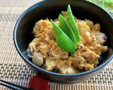 簡単・節約！卵でとじない我が家の親子丼作り方7写真