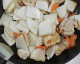 鶏むね肉と大根の時短柔らか炒め煮作り方4写真