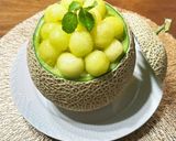 米粉の丸ごとメロンケーキ 2作り方15写真