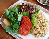 牛タンとパクチーライス(o^^o)♪作り方6写真