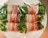 豆苗の豚バラ巻き作り方2写真