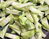 ブロッコリーの茎のおつまみ作り方1写真