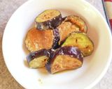 茄子の辛子味噌和え。作り方1写真