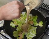 鶏肉とキャベツの味噌マヨ丼作り方5写真