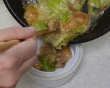 鶏肉とキャベツの味噌マヨ丼作り方6写真