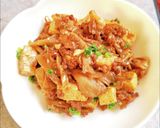 舞茸入り麻婆豆腐。作り方4写真