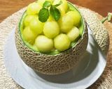 米粉の丸ごとメロンケーキ 1作り方17写真