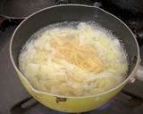 キャベツとモッツァレラの手抜きパスタ作り方2写真