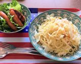 キャベツとモッツァレラの手抜きパスタ作り方4写真