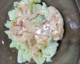 パクチーとポテトのチリマヨ和え作り方6写真