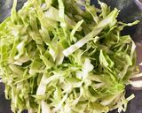 春キャベツとたくあんのマヨ和え作り方3写真