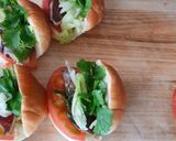 カツオのタタキのパクチーサンド作り方4写真