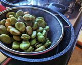 そら豆とコーンのカレーバター炒め作り方2写真