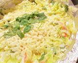 パクチーキャベツカニカマのチーズオムレツ作り方5写真