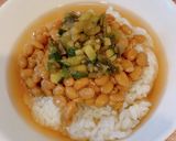 サッパリ栄養満点、納豆山形のだし麦茶漬け作り方3写真