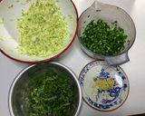 我が家の定番餃子（青紫蘇チーズ、普通）作り方1写真