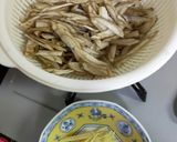 牛肉とゴボウの甘じょっぱ炒め煮！作り方1写真