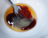 完熟トマトとアボカドで作る擬製鮪丼作り方2写真