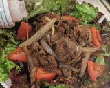 ケバブ風ラム肉のソテーとパクチーのサラダ作り方16写真
