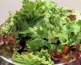 ケバブ風ラム肉のソテーとパクチーのサラダ作り方18写真