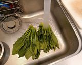 レンジで作る　ほうれん草のおひたし作り方1写真