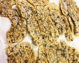 セサミチュイール風　　ごま薄焼きクッキー作り方12写真