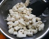 簡単！そら豆とむね肉の柚子胡椒マヨ和え作り方5写真