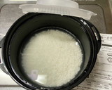 レンジで炊飯(100均容器使用)作り方2写真