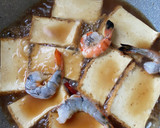 厚揚げと海老の牡蠣醤油あんかけ作り方3写真
