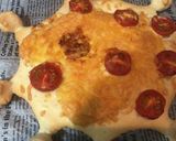 スモークサーモンのパンピザ作り方7写真