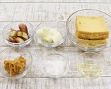 トースターで簡単！厚揚げみょうが味噌焼き作り方1写真