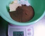 ココアで作る*ザクかるブラウニー*作り方1写真