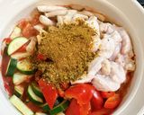 ズッキーニとパプリカの簡単無水カレー作り方7写真