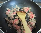 つる豆の麻辣肉あんかけ作り方2写真