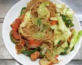 マルちゃん竹輪のソース焼きそば作り方6写真