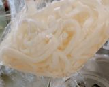 納豆、山形のだし入り、冷やし釜玉風うどん作り方3写真