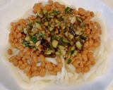 納豆、山形のだし入り、冷やし釜玉風うどん作り方5写真