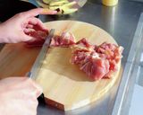 さつまいもとチキンの甘辛炒め作り方3写真