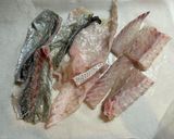 すずきの塩焼き(カマ、腹身、皮)作り方4写真