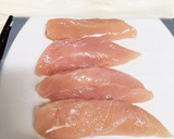 ふんわり♫鶏ささみの塩焼き 柚子胡椒添え作り方1写真
