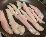 ふんわり♫鶏ささみの塩焼き 柚子胡椒添え作り方4写真