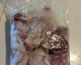 漬け置き豚肉とピーマン炒め作り方1写真
