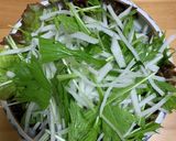 水菜と大根の青じそドレッシングサラダ作り方9写真