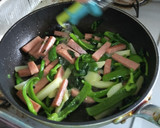 スパムの３種野菜炒めオイスター・ソース味作り方5写真