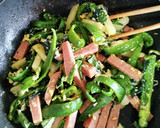 スパムの３種野菜炒めオイスター・ソース味作り方6写真